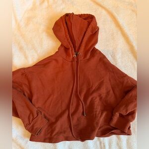 Wild Fable Rust Cropped Hoodie